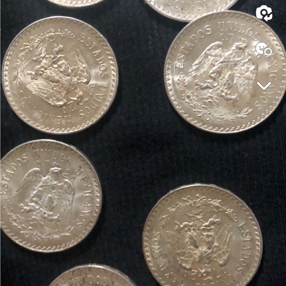 Sterling silver old Mexican coins - Picture 2 of 4